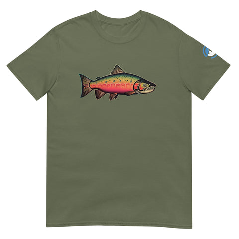 Salmon Roots Short-Sleeve T-Shirt