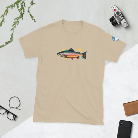 Geo Salmon Short-Sleeve T-Shirt