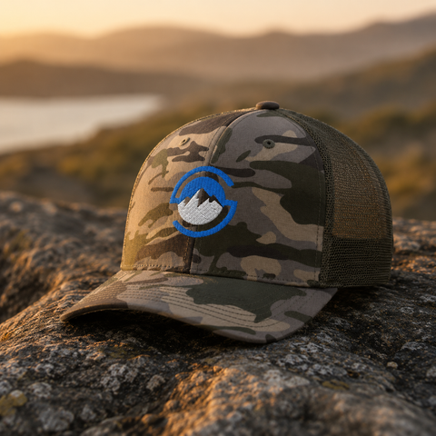 Camouflage trucker hat