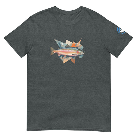 Geo Salmon Run Short-Sleeve T-Shirt