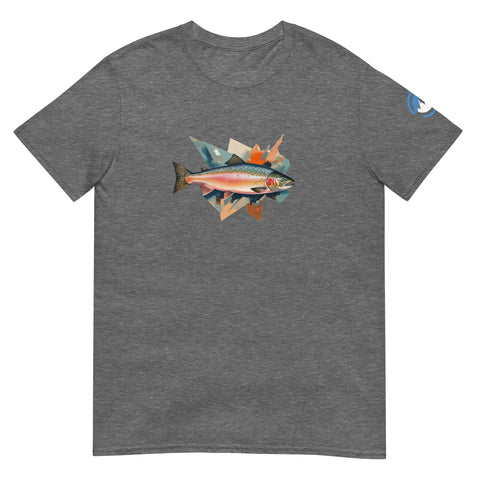 Geo Salmon Run Short-Sleeve T-Shirt