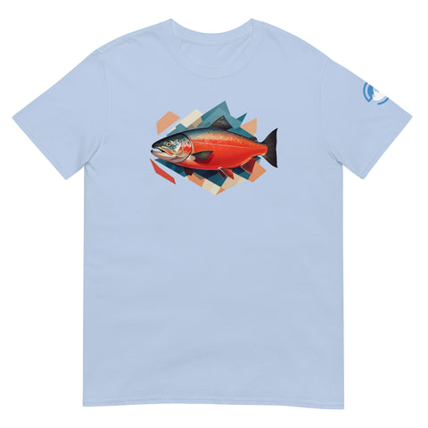 GEO Salmon Short-Sleeve Fishing T-Shirt