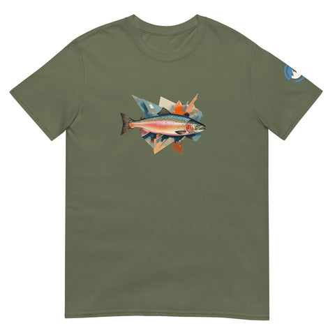 Geo Salmon Run Short-Sleeve T-Shirt