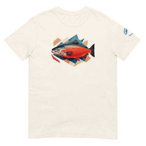 GEO Salmon Short-Sleeve Fishing T-Shirt