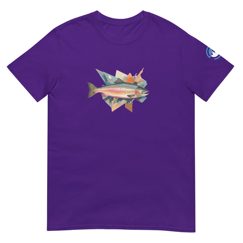 Geo Salmon Run Short-Sleeve T-Shirt