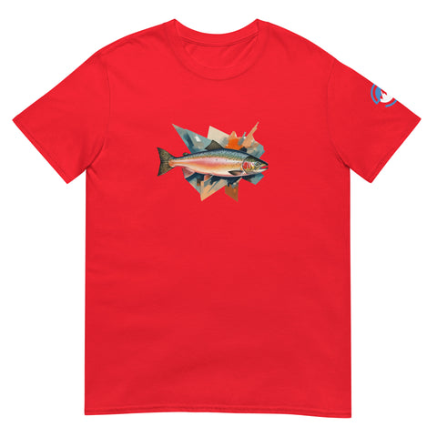 Geo Salmon Run Short-Sleeve T-Shirt