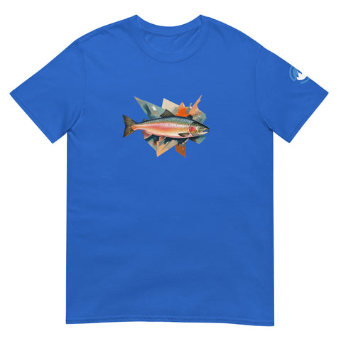 Geo Salmon Run Short-Sleeve T-Shirt