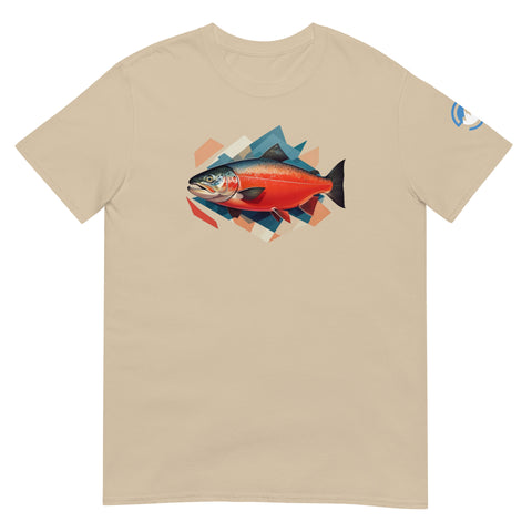 GEO Salmon Short-Sleeve Fishing T-Shirt
